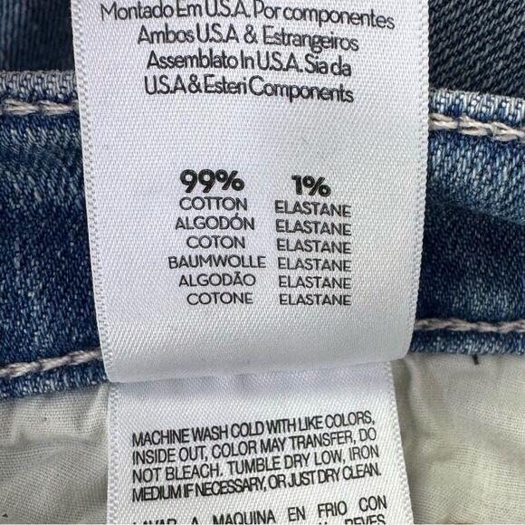 NEW MOTHER The Rascal Skimp in Punk Charming High Rise Slim Straight Size 28 - Picture 10 of 11